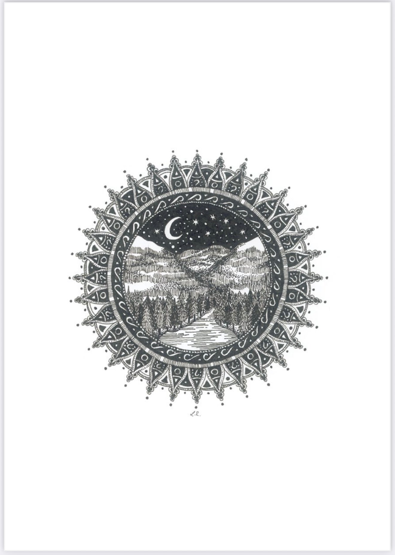 Mandala "Berggeflüster"