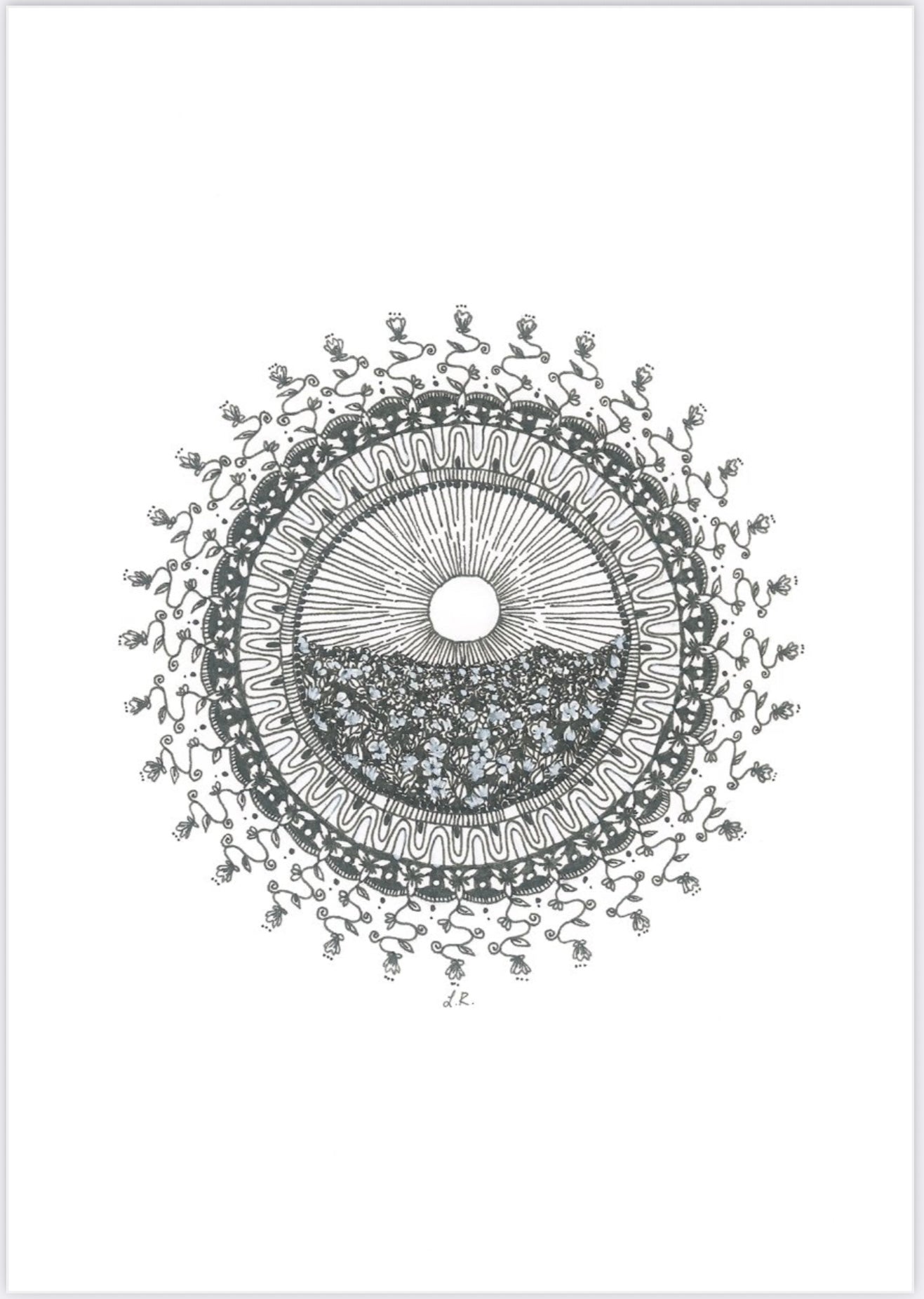 Mandala "Blumenhimmel"
