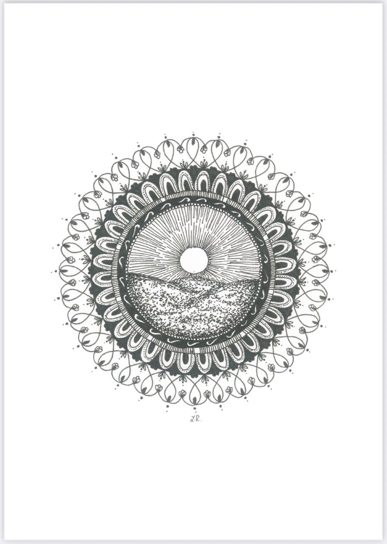 Mandala "Morgenglanz"