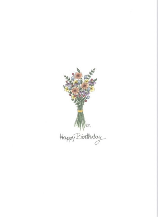 Happy Birthday - Grußkarte bunt